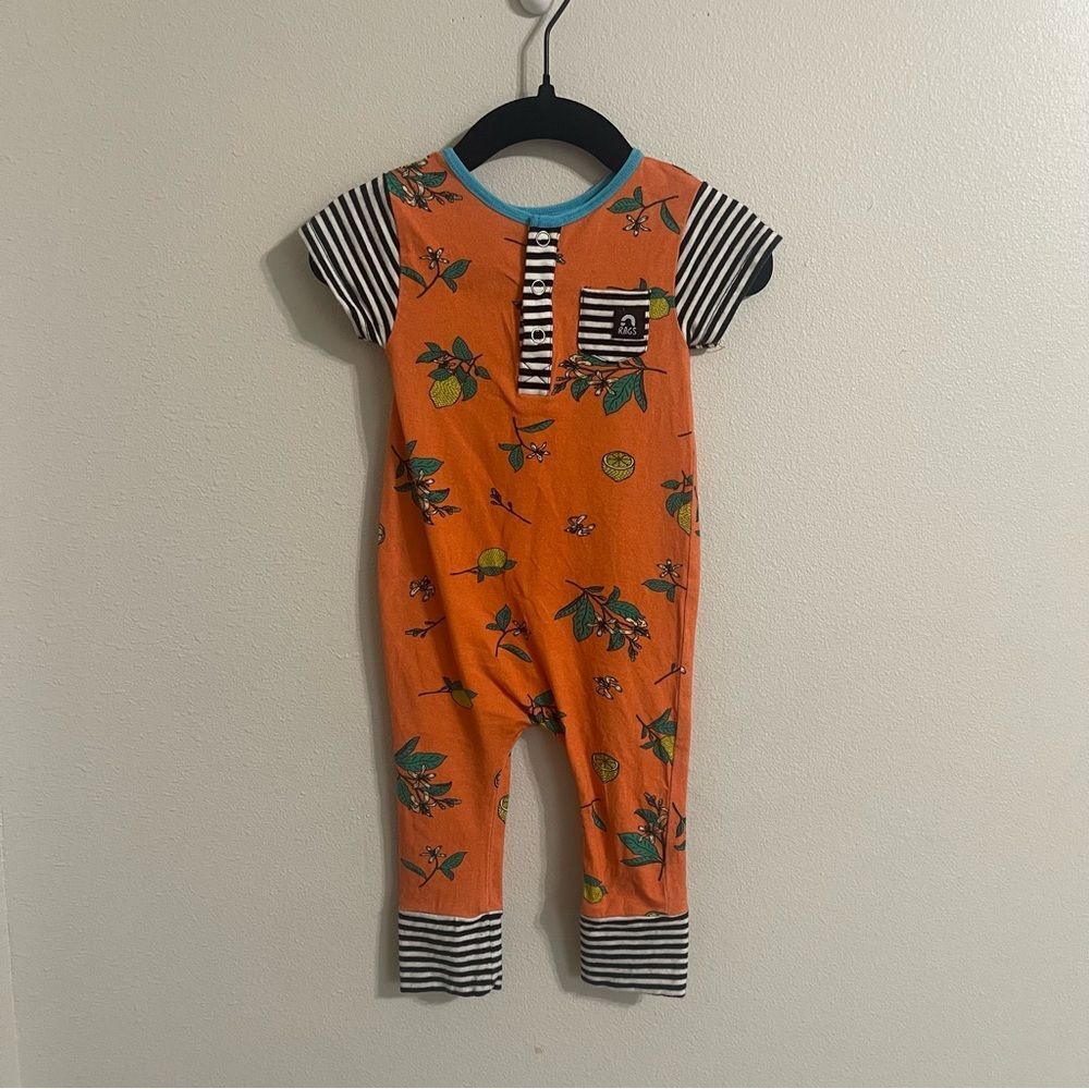 RAGS lemon stripes jumper size 3-6 months